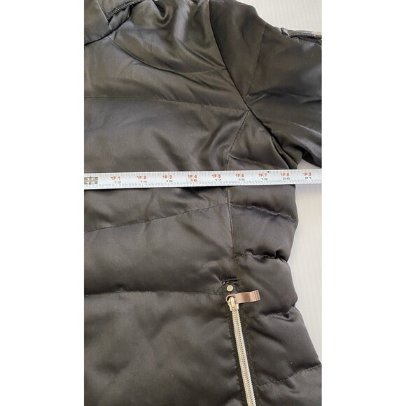 ZeroXposur Women's Puffer Jacket Black Faux-Fur Hood Ski Coat Size Med - Picture 9 of 15